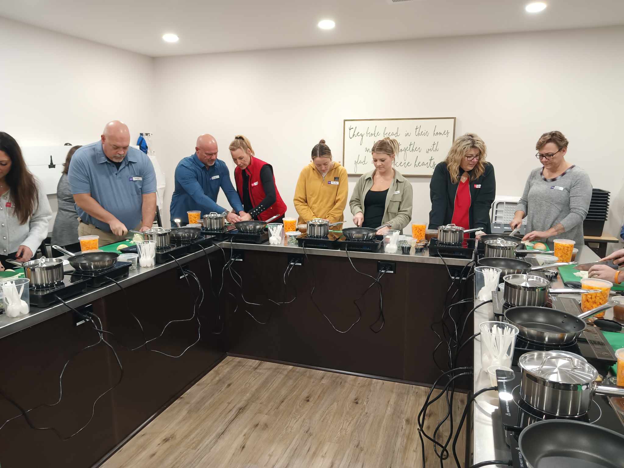 demo kitchen gathering